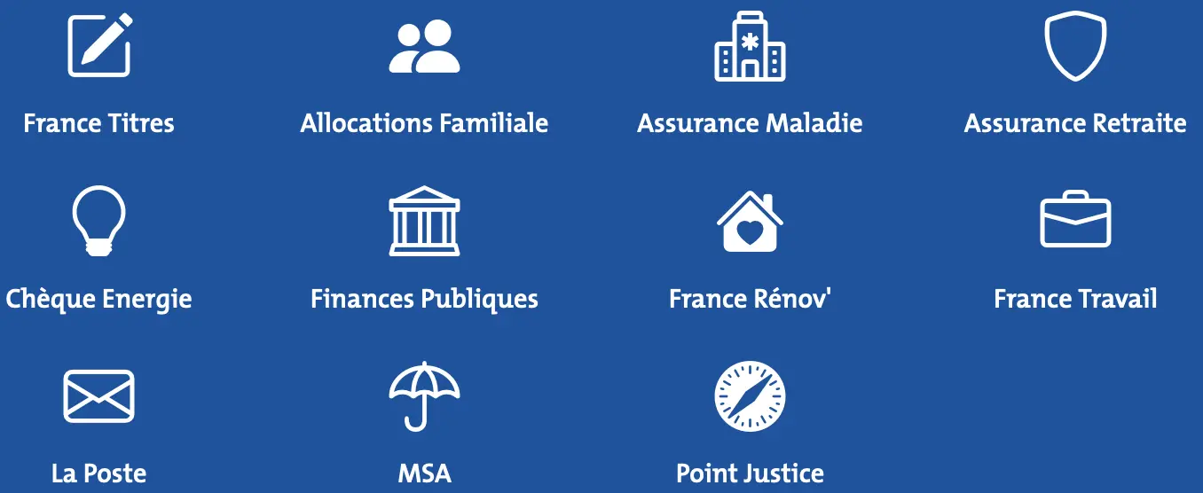 Les 11 partenaires France services