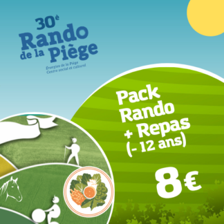Pack Rando + Repas (- de 12 ans)