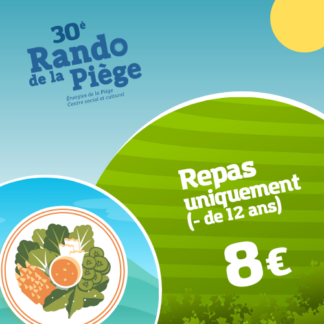 Repas uniquement (- de 12 ans)